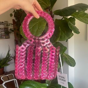 Opening Ceremony Pink Acrylic Bag
